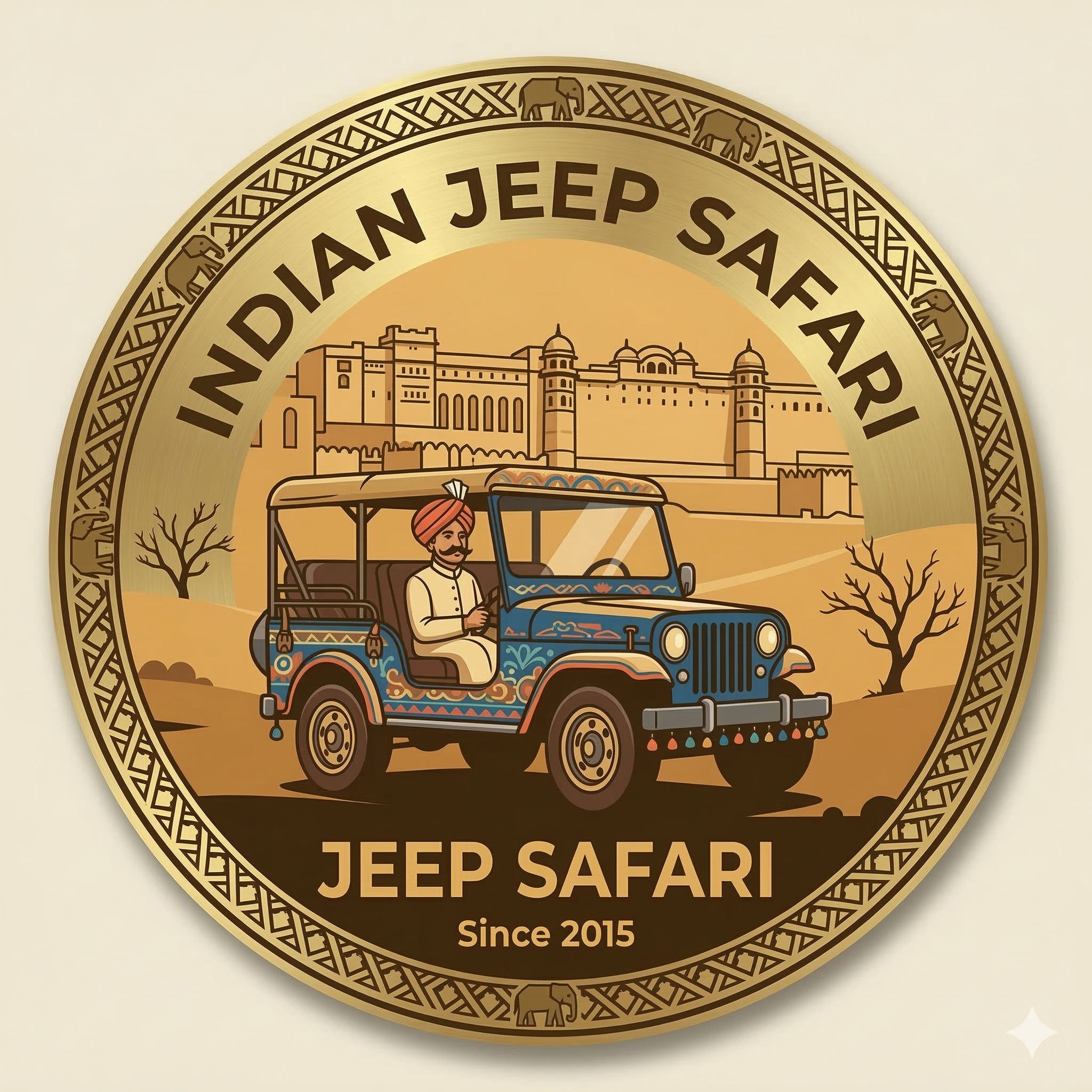 Indian Jeep Safari Logo